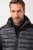 JAY-PI Lightly Quilted Jacket with a Hoodie Black - Giubbotti - Giubbotti Uomo Taglie Forti