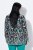 Ulla Popken 839961 Blazer fantasia in misto lino Nero - Blazer - Blazer Taglie Forti da Donna