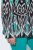 Ulla Popken 839961 Blazer fantasia in misto lino Nero - Blazer - Blazer Taglie Forti da Donna