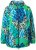 Ulla Popken 840024 Giacca antipioggia animalier Verde menta - Abbigliamento antipioggia - 