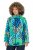 Ulla Popken 840024 Giacca antipioggia animalier Verde menta - Abbigliamento antipioggia - 