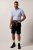 JP1880 Shirt Traditional Short Sleeve Checked Light Blue - Camicie - Camicie Taglie Forti Uomo
