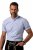 JP1880 Shirt Traditional Short Sleeve Checked Light Blue - Camicie - Camicie Taglie Forti Uomo