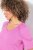 Ulla Popken 840115 Abito in jersey a maniche corte Rosa - Abiti in jersey - 