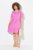 Ulla Popken 840115 Abito in jersey a maniche corte Rosa - Abiti in jersey - 