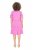 Ulla Popken 840115 Abito in jersey a maniche corte Rosa - Abiti in jersey - 
