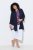 Ulla Popken 840210 Cardigan Blu scuro - Cardigan - Cardigan da donna taglie forti