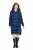 Ulla Popken 840929 Abito a quadri Blu scuro - Vestiti midi - Abiti midi taglie comode