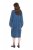 Ulla Popken 840972 Abito in felpa con volant Indaco - Abiti in felpa - 