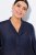 Ulla Popken 841127 Camicetta Blu scuro - Camicette - Bluse Taglie Forti per Ogni Giorno