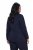 Ulla Popken 841163 Blazer in jersey jacquard Blu scuro - Blazer - Blazer Taglie Forti da Donna