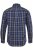 JP1880 Checked Shirt Long Sleeve Kent Collar Anthracite - Camicie - Camicie Taglie Forti Uomo