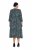 Ulla Popken 841839 Abito in jersey animalier con maniche a 3/4 Verde scuro - Vestiti midi - Abiti midi taglie comode