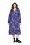Ulla Popken 841873 Abito midi a fiori Blu scuro - Vestiti midi - Abiti midi taglie comode