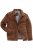 JP1880 Leather Jacket Genuine Cowhide Brown - Giubbotti - Giubbotti Uomo Taglie Forti