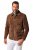 JP1880 Leather Jacket Genuine Cowhide Brown - Giubbotti - Giubbotti Uomo Taglie Forti