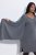 Ulla Popken 841941 Abito in maglia a maniche lunghe Grigio melange - Abiti in maglia - 