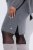 Ulla Popken 841941 Abito in maglia a maniche lunghe Grigio melange - Abiti in maglia - 
