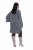 Ulla Popken 841941 Abito in maglia a maniche lunghe Grigio melange - Abiti in maglia - 