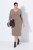 Ulla Popken 841952 Abito in felpa con scollo a V Marrone chiaro - Abiti - Vestiti per tutte le taglie