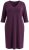 Ulla Popken 841952 Abito in felpa con maniche a 3/4 Prugna - Vestiti midi - Abiti midi taglie comode