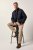 Boston Park 963 Giacca in misto lana con zip Blu scuro - Giubbotti - Giubbotti Uomo Taglie Forti