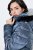 Ulla Popken 842013 Giacca trapuntata Blu denim - Giacche - Giacche taglie forti da donna
