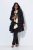 Ulla Popken 842028 Blazer a peplo con pieghe Nero - Blazer - Blazer Taglie Forti da Donna