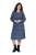 Ulla Popken 842153 Abito midi fantasia Petrolio - Vestiti midi - Abiti midi taglie comode