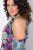 Ulla Popken 842471 Abito midi fantasia Blu scuro - Vestiti midi - Abiti midi taglie comode