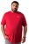 Men+ 500 T-shirt Indigo Blue Denim Rosso scuro - Magliette - Magliette Uomo Taglie Forti