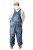 JP1880 842648 Salopette di jeans dalla vestibilità ampia Blu denim - Jeans & pantaloni - Jeans & Pantaloni Uomo Taglie Forti