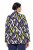 Ulla Popken 842680 Blazer fantasia in jersey punto di Roma Blu scuro - Blazer - Blazer Taglie Forti da Donna