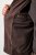 JP1880 Jacket Buffed Nubuck Lamb Leather Brown - Giubbotti - Giubbotti Uomo Taglie Forti