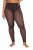 Ulla Popken 842879 Collant senza piede animalier Marrone scuro - Collant & calzini - 