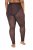 Ulla Popken 842879 Collant senza piede animalier Marrone scuro - Collant & calzini - 