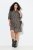 Ulla Popken 842936 Abito a righe con maniche a 3/4 Blu scuro - Abiti da sera - Abiti da sera taglie forti