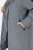 Ulla Popken 842951 Cappotto tecnico HYPRAR impermeabile con cappuccio Grigio scuro melange - Cappotti - Cappotti taglie forti da donna