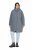 Ulla Popken 842951 Cappotto tecnico HYPRAR impermeabile con cappuccio Grigio scuro melange - Cappotti - Cappotti taglie forti da donna