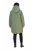 Ulla Popken 842951 Cappotto tecnico HYPRAR impermeabile con cappuccio Verde grigio - Cappotti - Cappotti taglie forti da donna