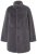 Ulla Popken 843003 Cappotto in pelliccia sintetica con collo alto Grigio - Cappotti - Cappotti taglie forti da donna