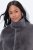Ulla Popken 843003 Cappotto in pelliccia sintetica con collo alto Grigio - Cappotti - Cappotti taglie forti da donna