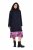 Ulla Popken 843058 Cappotto di lana Blu scuro - Cappotti - Cappotti taglie forti da donna