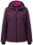 Ulla Popken 843105 Giacca tecnica HYPRAR impermeabile con motivo a onde Prugna - Giacche - Giacche taglie forti da donna