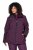 Ulla Popken 843105 Giacca tecnica HYPRAR impermeabile con motivo a onde Prugna - Giacche - Giacche taglie forti da donna