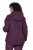Ulla Popken 843105 Giacca tecnica HYPRAR impermeabile con motivo a onde Prugna - Giacche - Giacche taglie forti da donna