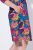 Ulla Popken 843180 Abito in jersey a fiori Petrolio - Abiti - Vestiti per tutte le taglie