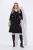 Ulla Popken 843326 Abito in felpa con maniche a 3/4 Nero - Abiti in felpa - 