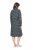 Ulla Popken 843506 Abito in felpa fantasia Nero - Abiti in felpa - 