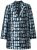 Ulla Popken 843937 Blazer testurizzato fantasia Blu scuro - Blazer - Blazer Taglie Forti da Donna